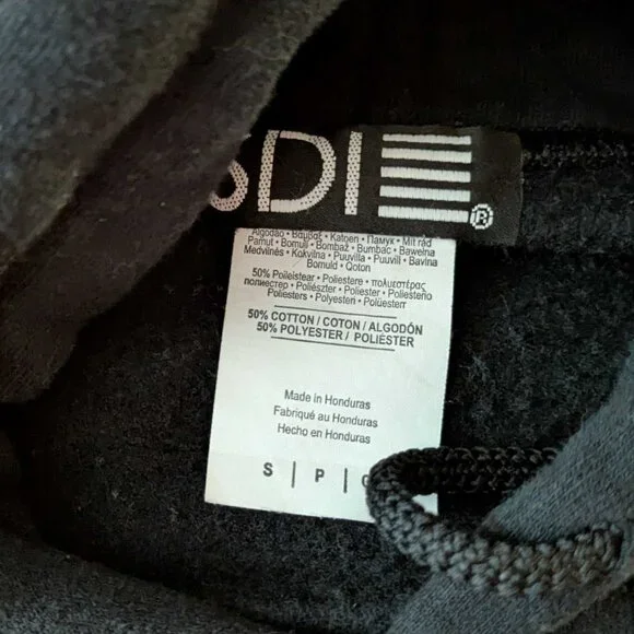 Vintage Y2K 2008 Ed Roth Rat Fink Hot Rod Black Sweatshirt Hoodie Men’s Small - Picture 4 of 7